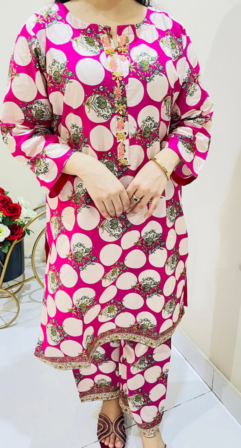 Printed 2pc Suit