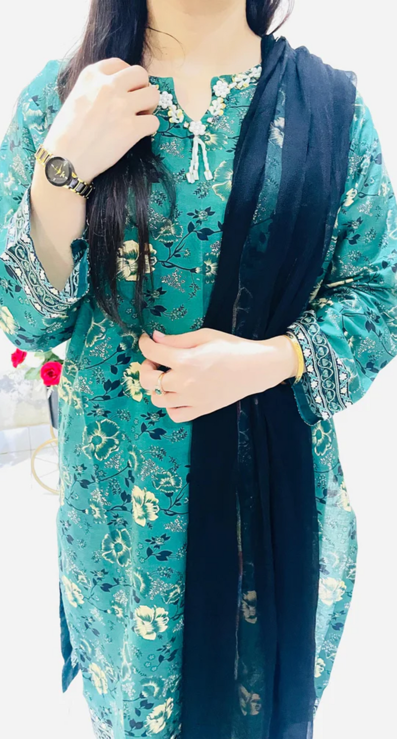 Printed 2pc Suit