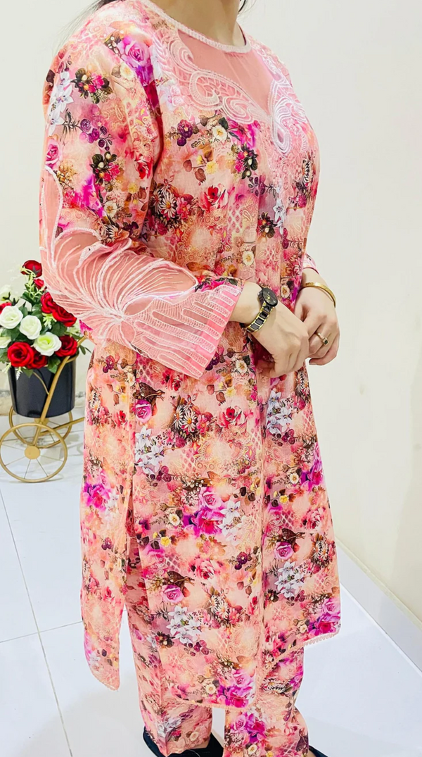 2pc Suit with  neckline  (Gala)