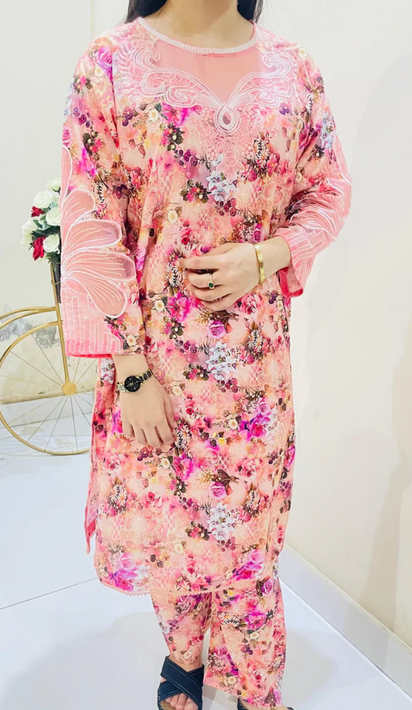 2pc Suit with  neckline  (Gala)