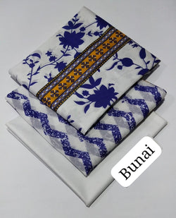 UNSTICHED 3PC PRINTED LAWN DRESS