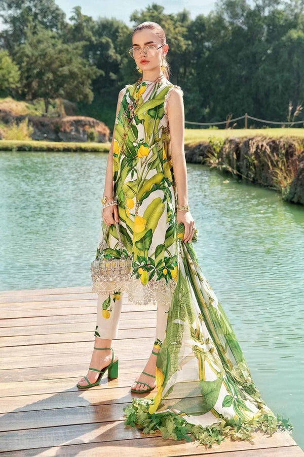 UNSTICHED 3PC PRINTED LAWN DRESS