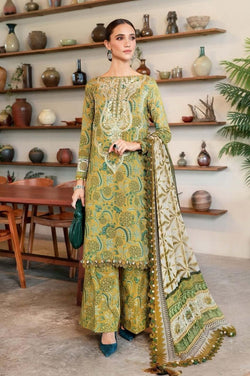 UNSTICHED 3PC PRINTED LAWN DRESS
