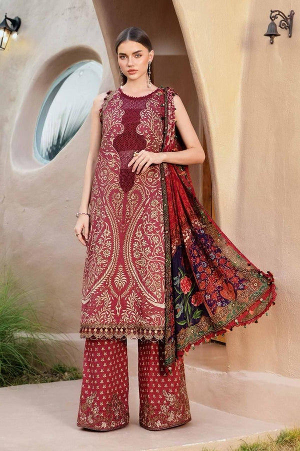 UNSTICHED 3PC PRINTED LAWN DRESS