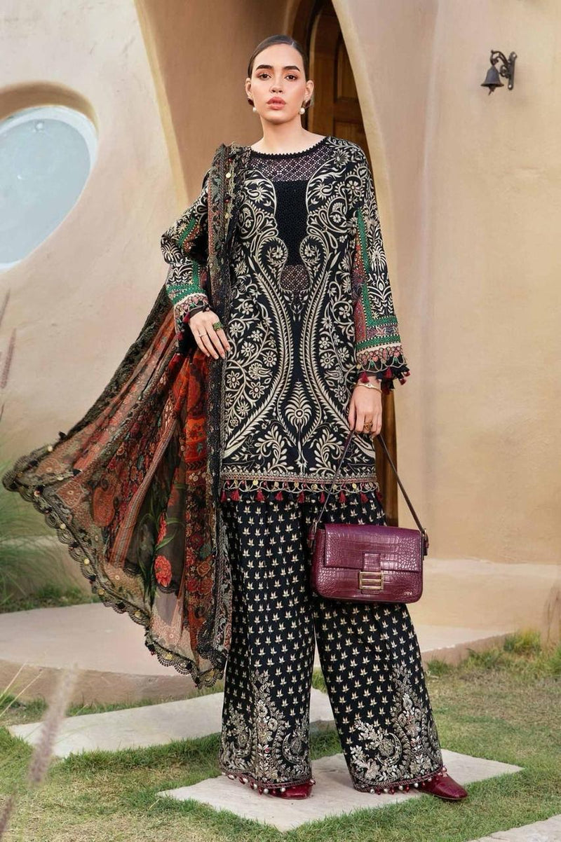 UNSTICHED 3PC PRINTED LAWN DRESS
