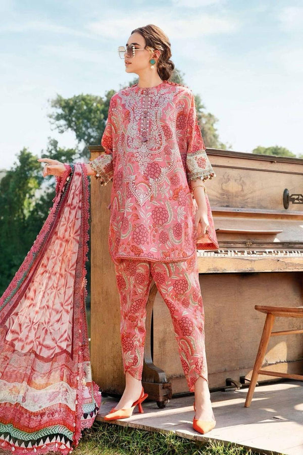 UNSTICHED 3PC PRINTED LAWN DRESS