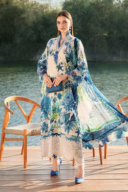 UNSTICHED 3PC PRINTED LAWN DRESS