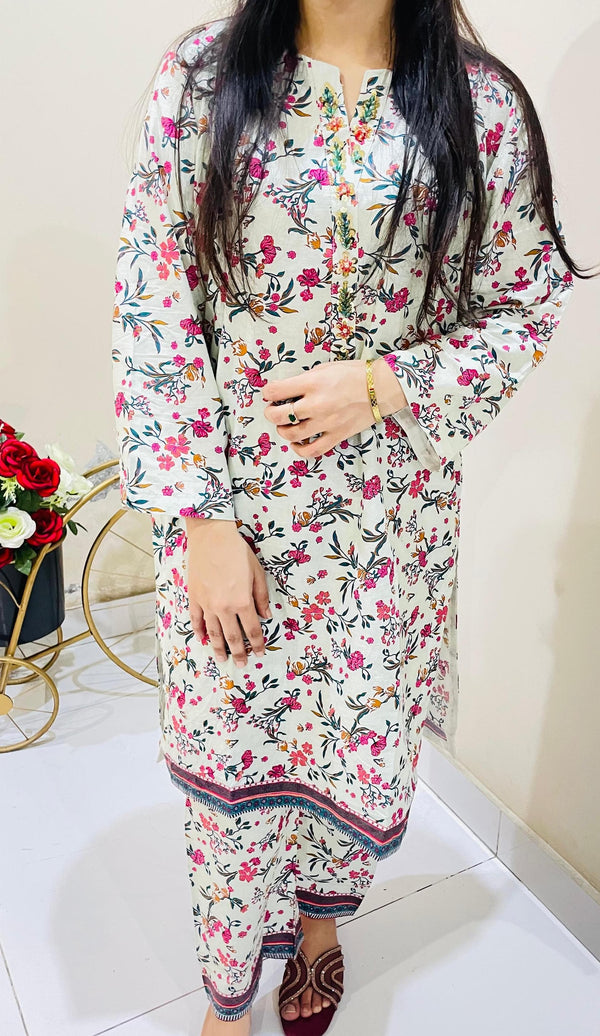 Printed 2pc Suit