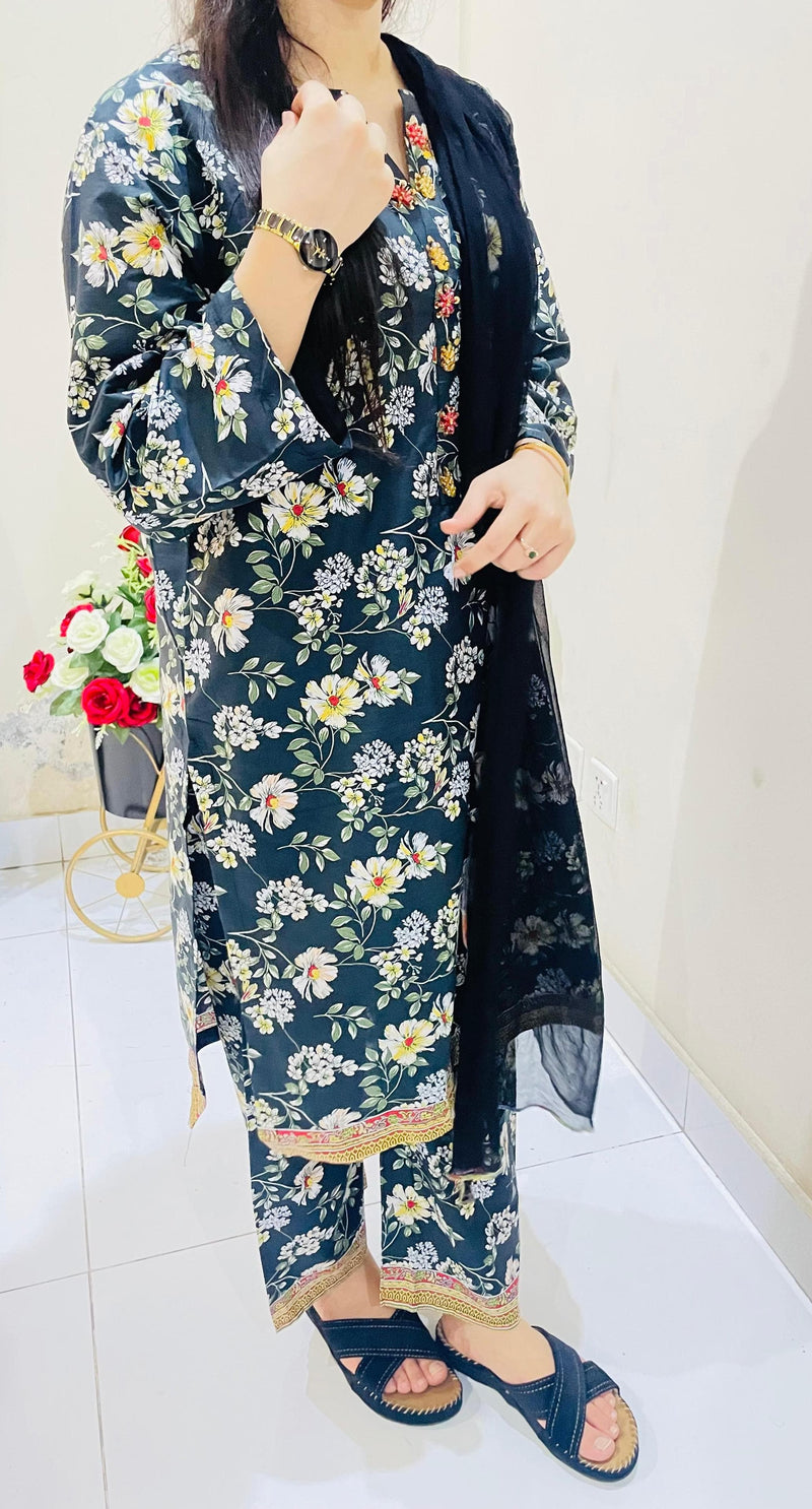 Printed 2pc Suit