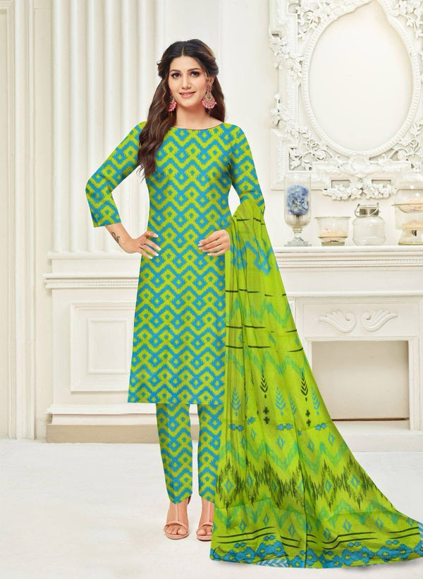 UNSTICHED 3PC PRINTED LAWN DRESS