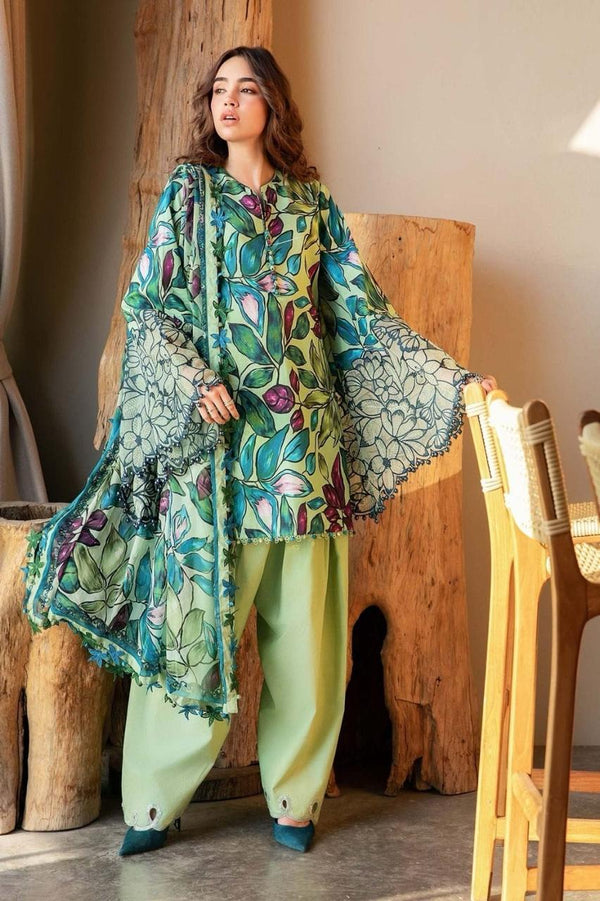 UNSTICHED 3PC PRINTED LAWN DRESS