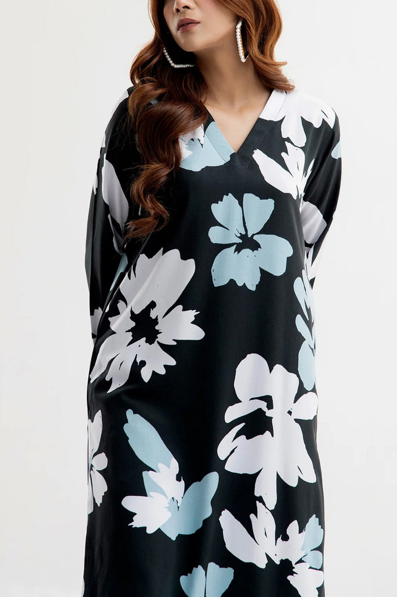 Stitched 2 piece printed shirt and printed trouser