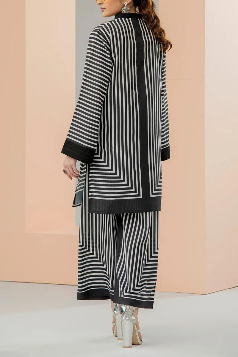 Stitched 2 piece printed shirt and printed trouser
